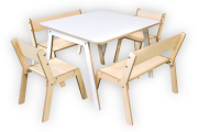 Kinder tafel, stoelen en banken set Tangara Groothandel Kinderopvang en kinderdagverblijf inrichting (28)1
